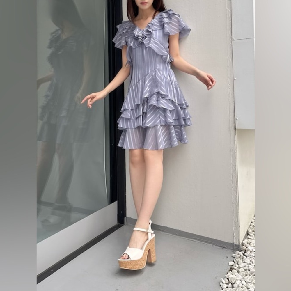 Dazzlin Elegant Ruffled Dress